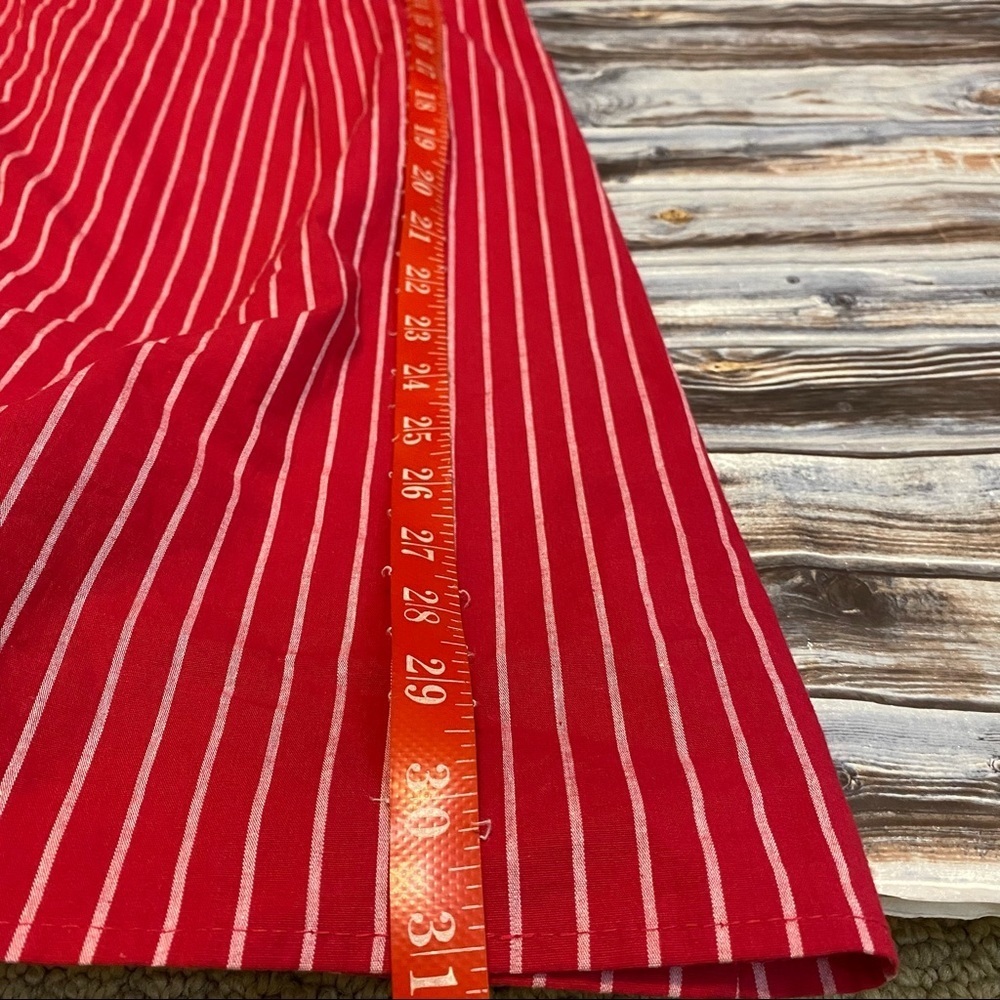 Kendall & Kylie Pacsun Vertical Striped Square Neck Sleeveless Mini Dress Pink M - Picture 8 of 8